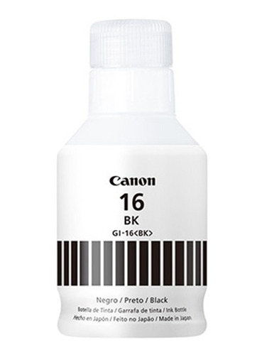 Tinta Canon Gi-16-pgbk 4408c001aa 70 Ml Color Negro