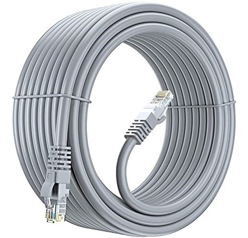 Cable Red 10 Metros Categoría Cat5e Utp Rj45 Ethernet Gris