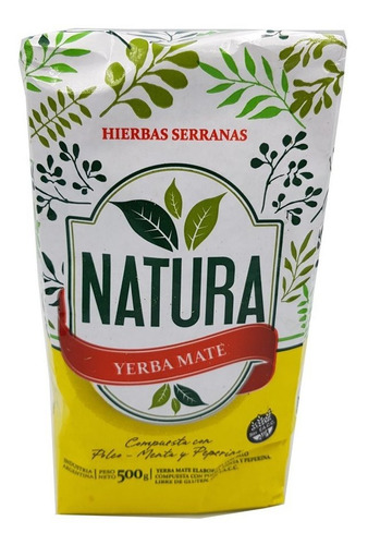 Yerba Mate Natura 6 Kg Hierbas Serranas Misiones X Mayor