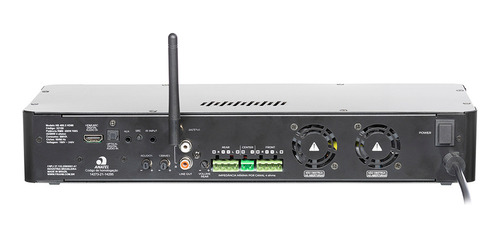Amplificador Home Sense 400.5 Hdmi Frahm Estereo Bivolt Cor Preto