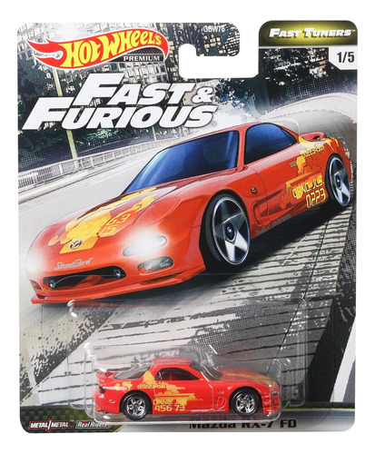 Mazda Rx-7 Hot Wheels Premium: Rápido Y Furioso