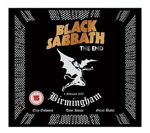 Black Sabbath The End At Birmigham February 2017 Bluray + Cd