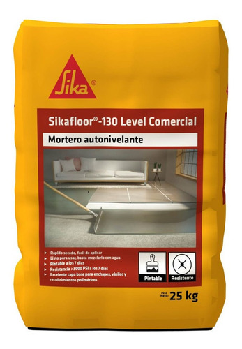 Sikafloor 130 Level Comercial Mortero Autonivelante De Pisos