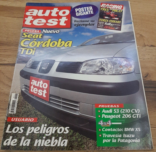 Revista Auto Test Nº115 Mayo 00 Peugeot 206 Gti Seat Córdoba