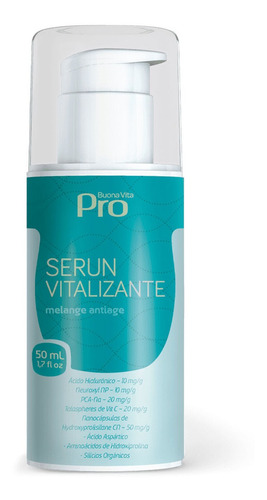 Serun Vitalizante 50ml Antiage Vitamina C, Ácido Hialurônico