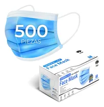 Comprar Tapabocas Cubrebocas 500 Piezas Plisado Tricapa Termosellado