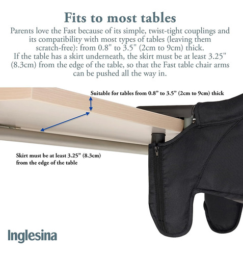 Silla De Mesa Inglesina Fast - Silla Alta De Bebé