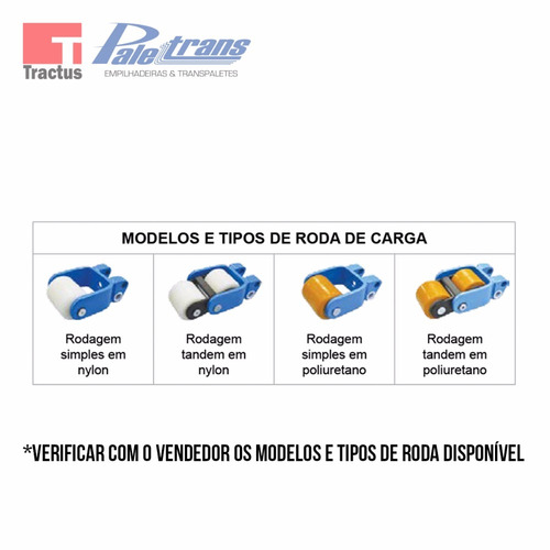 Paleteira Transpalete Manual Carrinho Hidráulico 2,5ton Novo