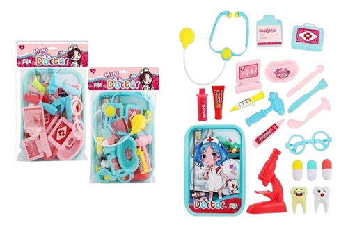 Juguete Juego Mini Doctor Doctora De 20 Piezas