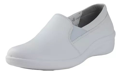 Zapatos Clinicos Comodos 32608 Blanco Original