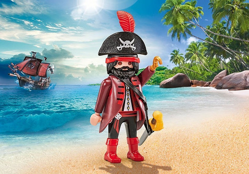 Playmobil 9883 Nueva Figura De Pirata Con Accesorios Stock!!