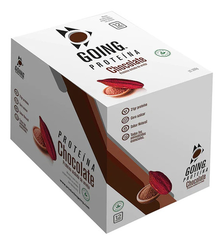 Proteína Vegana Going Caja 12 Sobres - Chocolate