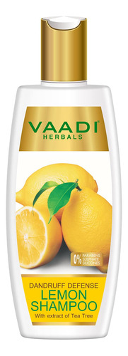 Vaadi Herbals Champú De Limón Con Extracto De Árbol De T.