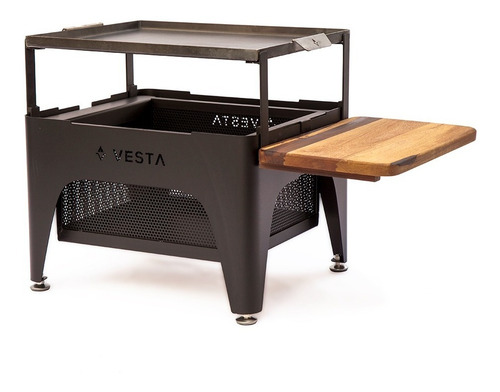 Fogonero Brasero Asador Parrilla Leñero Vesta Portatil