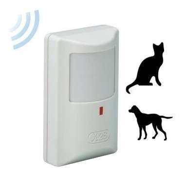 Imagen 2 de 6 de Sensor Movimiento Inalambrico Antimascotas Md70w Pr Alarmas