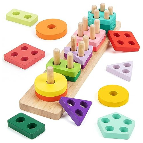 Juguetes Montessori Niños De 1, 2 Y 3 Años, Juguetes ...