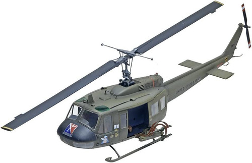 Helicóptero Uh-1 A Escala 1:32, Revell Germany Verde Militar