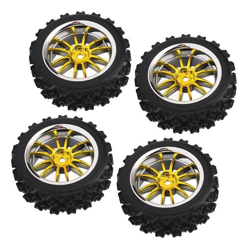 Neumáticos De Coche Con Control Remoto, 4 Unidades, Forma De