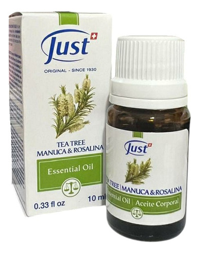 Aceite Esencial De Tea Tree Manuca/ Rosalina 10ml Swiss Just