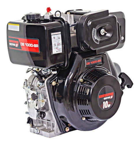 Motor Estacionário À Diesel De1000br 4t Com Partida Manual