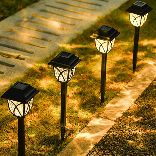 Luces Solares De Paisaje Con Interruptor Automático A Prueba