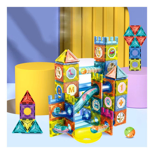 Set Bloques De Construcción Magnéticos 98 Pcs - Irion