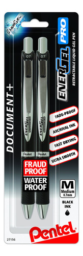Pentel Energel Pro - Boligrafo De Tinta De Gel Permanente, P