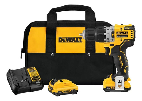 Taladro Percutor 3/8  12v 2.0 Ah Dewalt Dcd706f2-b2