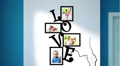 Vinil Decorativo Love Portaretratos Hogar Familia 60x100cm