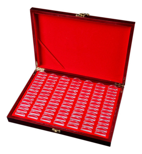 Caja Redonda Para Guardar Monedas, 100 Unidades, Con Forma D