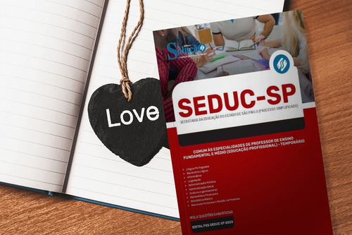 Apostila Seduc Sp - Comum Professor De Ensino Fundamental E Médio ( Educação Profissional) - Temporário