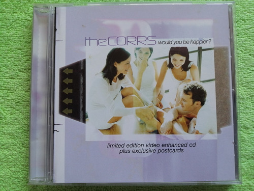 Eam Cd Single The Corrs Would You Be Happier 2001 + Postcard