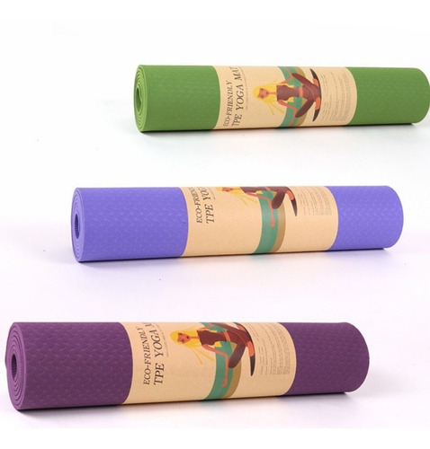 Mat Yoga Con Diseño Ecoamigable  Premium