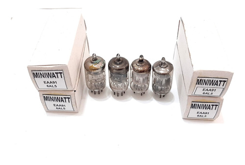 04 Valvulas Miniwatt Radio Valvulado Eaa91 6al5 Eb91 (Usado)