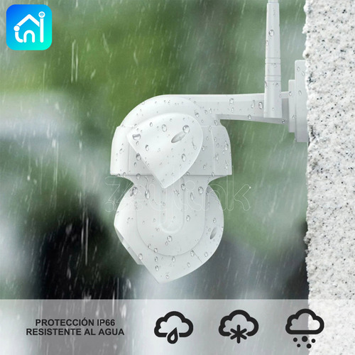 Cámara Ip Wifi Exterior 5mp Visión Nocturna Luz Led Zeylink