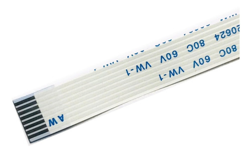 1 Cabo Flat 8 Vias 80cm P/ Carro Plotter Recorte Icc I-craft