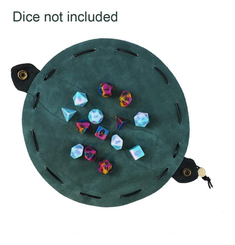 Bolsa De Dados Negra Y Verde Con Forma De Árbol Celta Dnd Gi