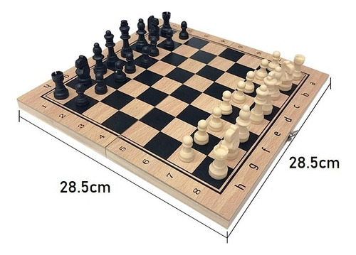 Ajedrez Set Madera 28x28cm