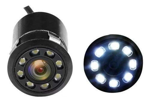 Imagen 2 de 7 de Cámara De Reversa Para Facia 8 Leds Universal Impermeable.