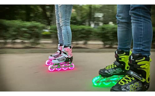 Lionix Pro Set De 4 Ruedas Con Luz Led Para Patines En