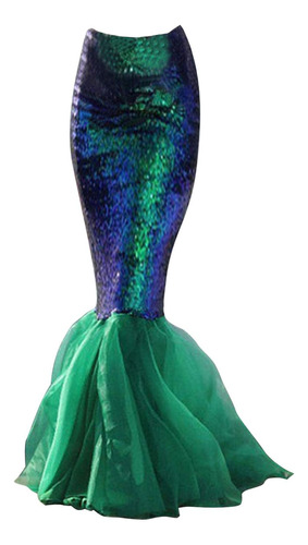 Quesera - Disfraz De Cola De Sirena Para Mujer, Maxifalda De