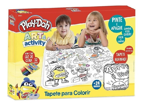 Play Doh Tapete Para Colorir Com Giz De Cera F00544