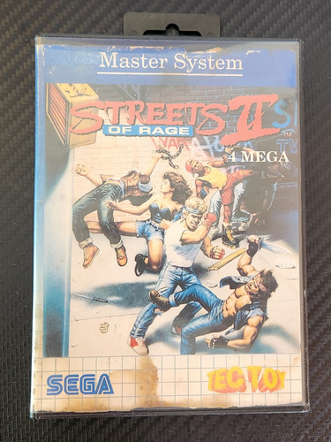 Streets Of Rage 2 Master System Original Caixa (Usado)