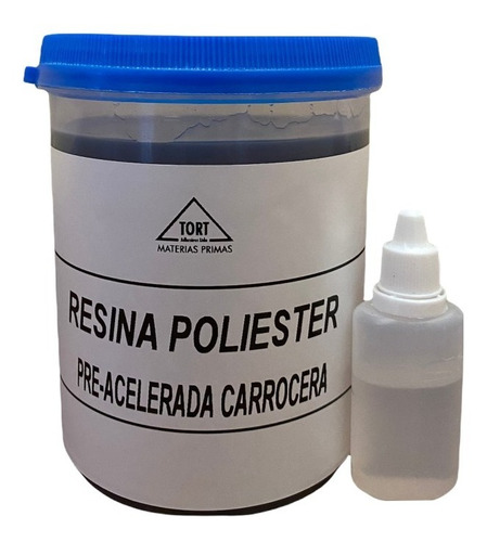 Resina Poliester Carrocera Autos 1/2 Kg Con Catalizador