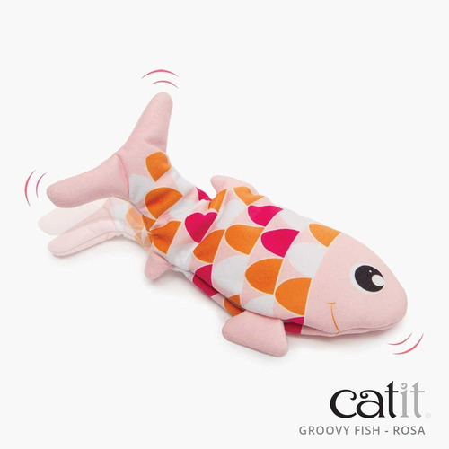 Juguete Interactivo Con Movimiento Gatos Catit Groovy Fish