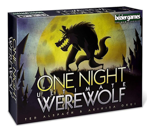 Juegos De Mesa Bezier One Night Ultimate Werewolf Black