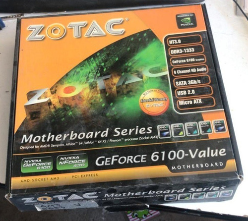 Motherboard Zotac Gf6100-f-e Amd Socket Am3 Ddr3