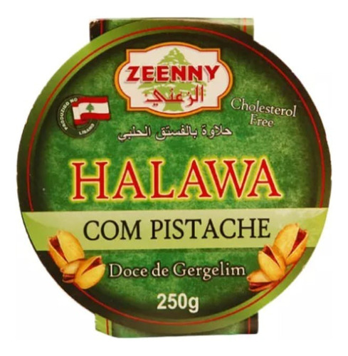 Halawi ( Doce De Gergelim) Com Pistache Zeenny 250g