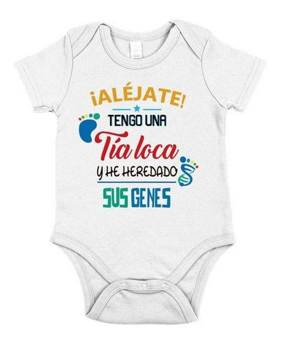 Pañalero Algodon Alejate Tengo Una Tía Loca Y Herede Genes