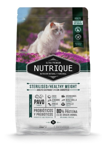 Nutrique Para Gato Castrado Sterilised 7.5kg